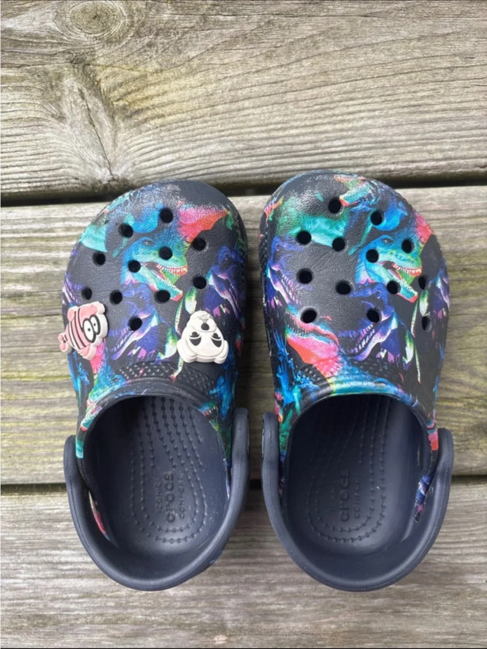 Dinosaur CROCS 8c